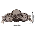 Mustache Guard for Drinking – Skull Design Stainless Steel Mustache Drinking Guard Babs 1pcs