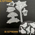 2PC Bird & Birdcage Metal Dies – DIY Scrapbook Card Making Craft Metal Dies Babs 2PC MIXED