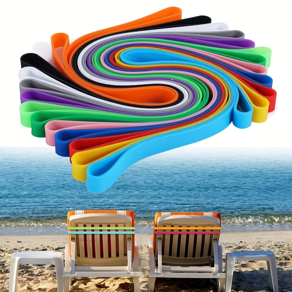 Elastic Towel Bands for Beach Chair, Pool & Cruise Beach Chair Accessory Babs