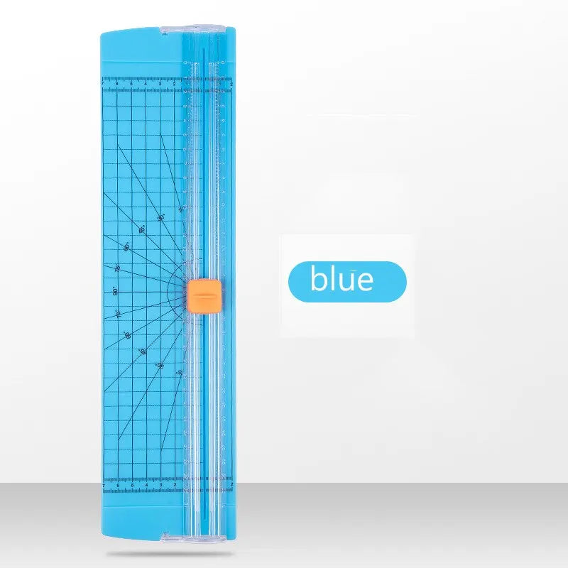 A4 Guillotine Paper Cutter with Safety Guard for Office & Craft Guillotine Paper Cutter Babs blue