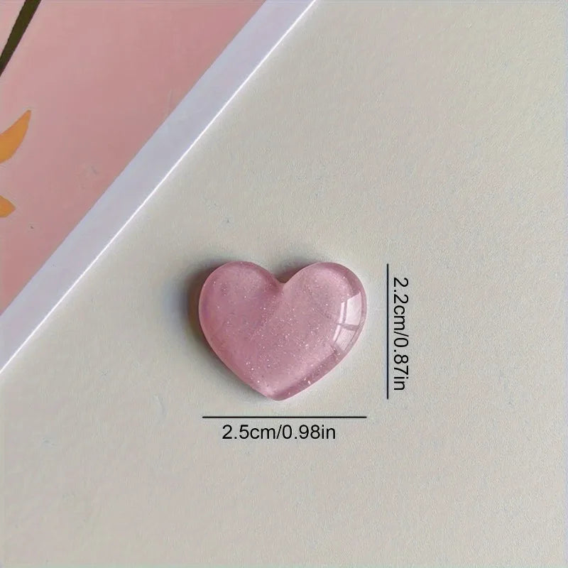 12pcs Cartoon Heart Fridge Magnets – Decorative Kitchen & Office Decorative Fridge Magnets Babs