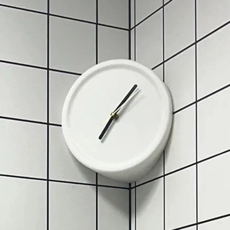 Silent Corner Wall Clock | Modern 3D Art Home Décor Wall Clock Babs