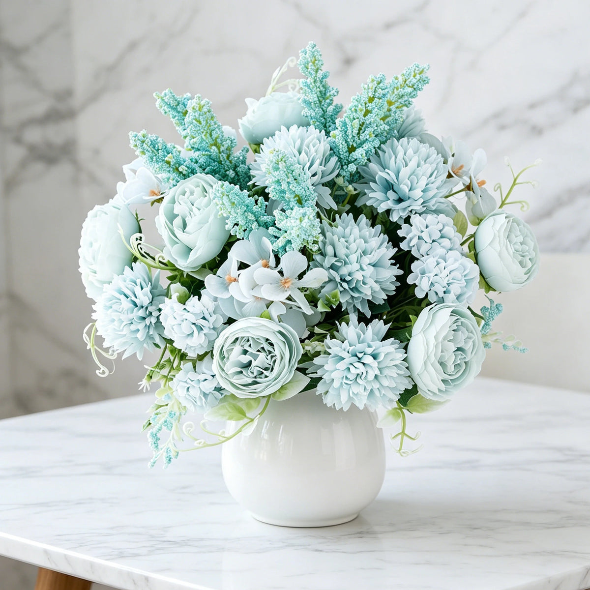 Artificial Peony Bouquet – Silk Flowers for Wedding & Home Decor Artificial Flower Bouquet Babs