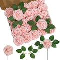 Artificial PE Foam Roses – Wedding, Home & Party Décor Artificial Flowers Babs Deep Pink 25 pcs