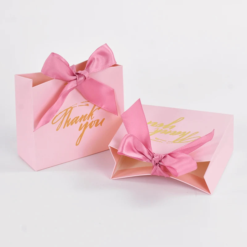 24Pcs Pink Thank You Candy Boxes – Wedding & Party Favors Party Favor Boxes Babs