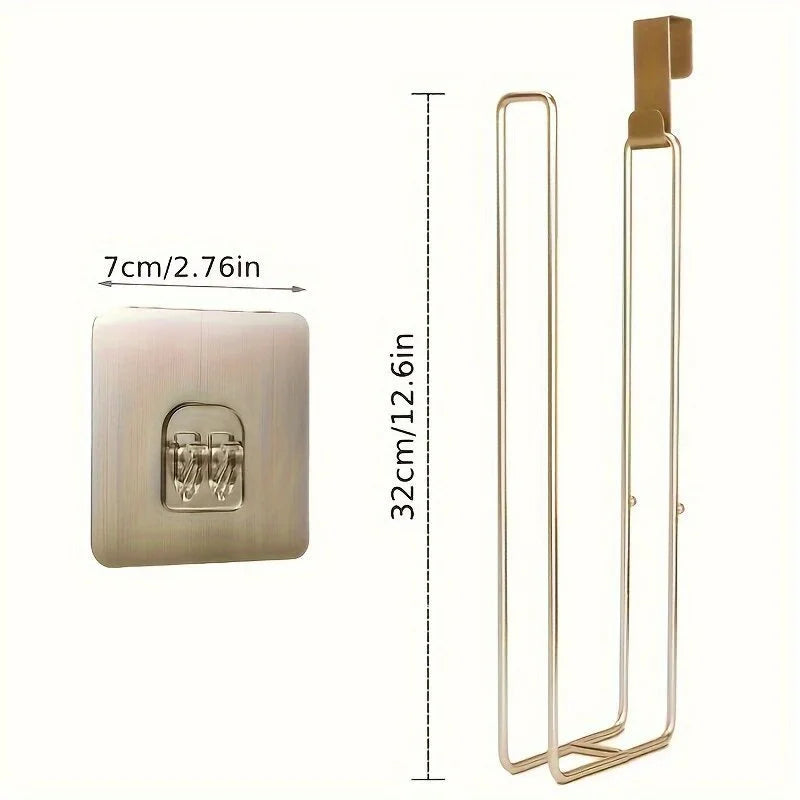 Toilet Paper Holder with Storage – Holds 4 Rolls, Wall Mount Toilet Paper Holder Babs Golden