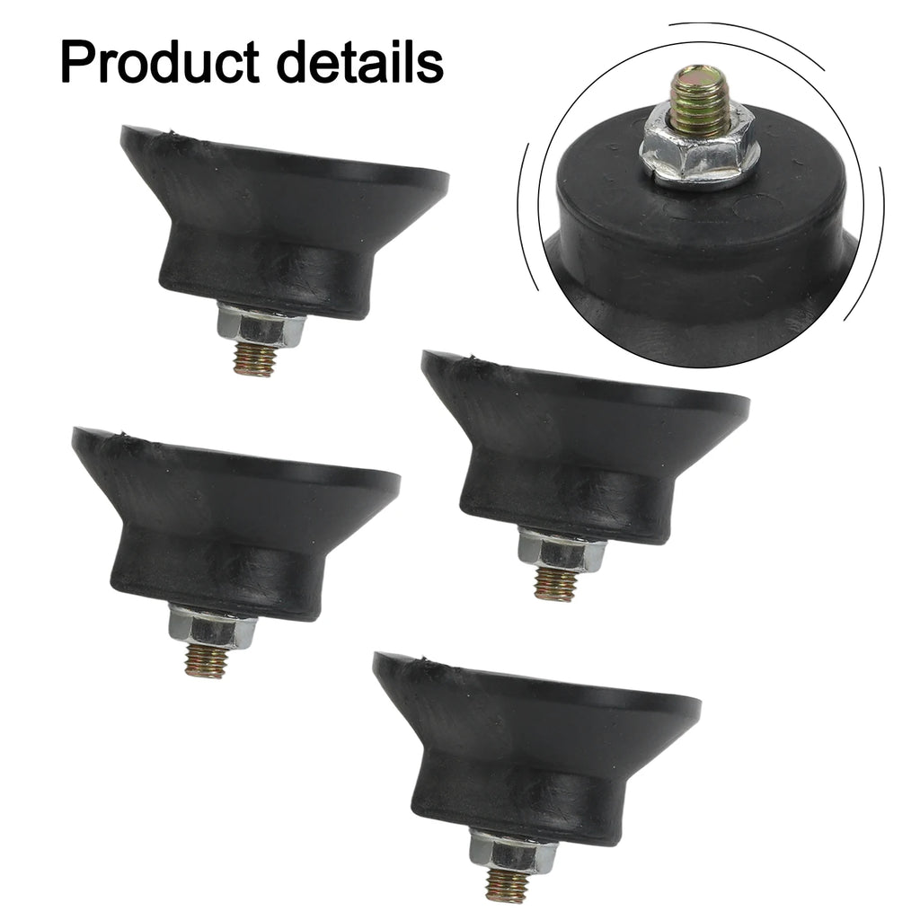 4pcs Rubber Air Compressor Foot Pads – Anti-Vibration Mounts Compressor Foot Pads Babs