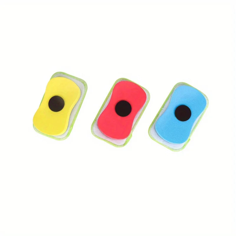 3-Pack Magnetic Washable Chalkboard & Whiteboard Erasers Chalkboard Eraser Set Babs 3pcs