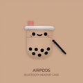3D Bubble Tea Silicone Case for AirPods 1 & 2 – Cute Cover AirPods Silicone Case Babs 1pc