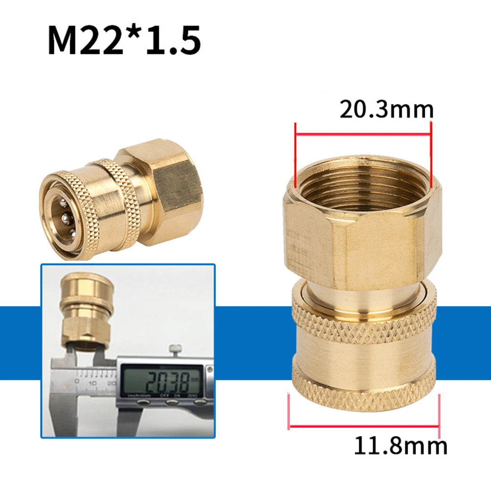 1/4" Quick Release Pressure Washer Connector Coupler Fitting Hose Coupler Fitting Babs 12