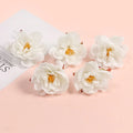 White Artificial Rose Flower Heads – Wedding & Home Decor