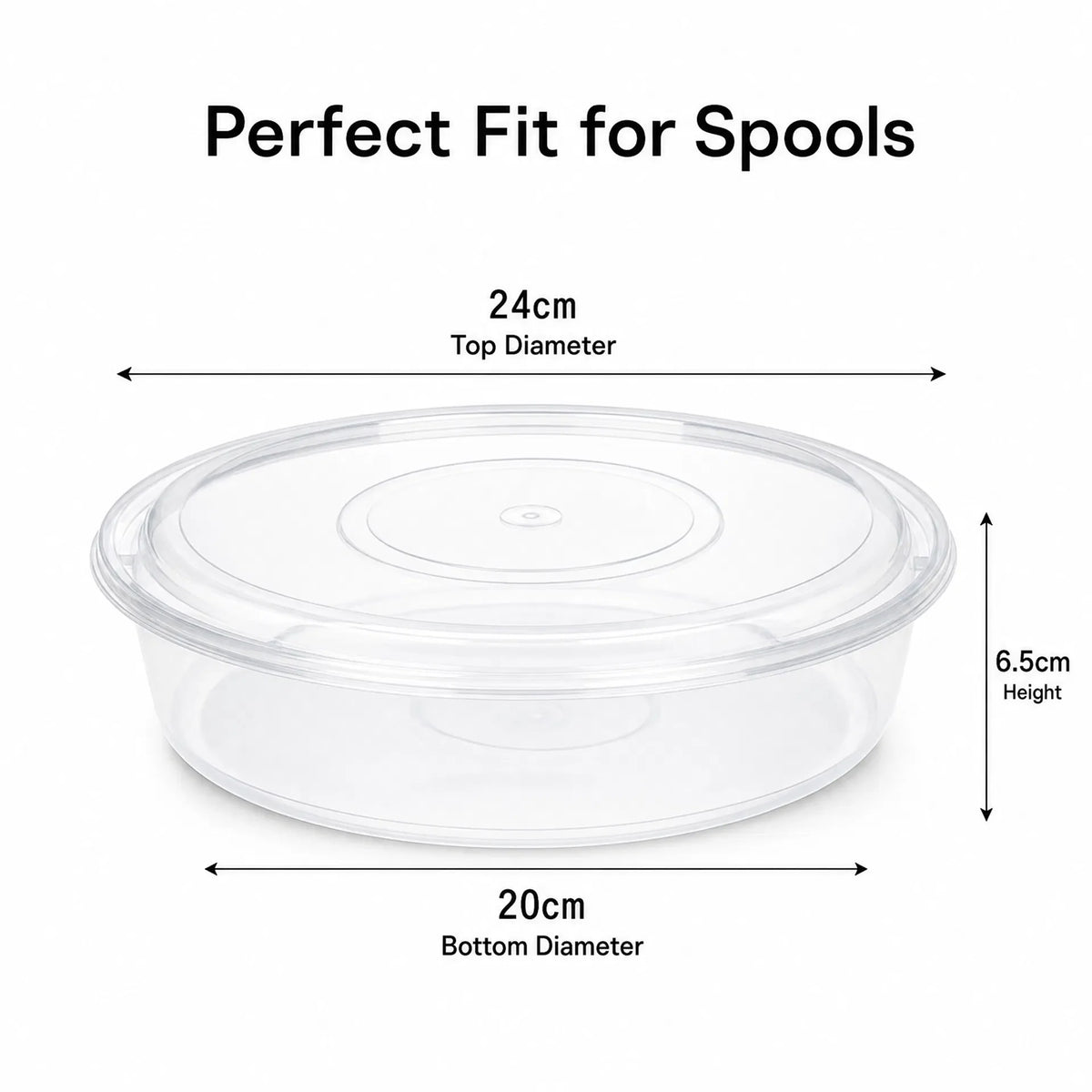 3D Filament Storage Box 10-Pack – Stackable Transparent Cases Filament Storage Box Babs