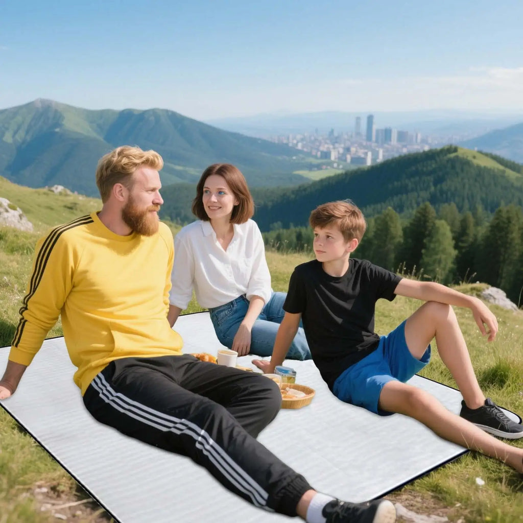 Aluminum Foil Camping Mat – Waterproof Picnic & Hiking Pad Camping Sleeping Mat Babs
