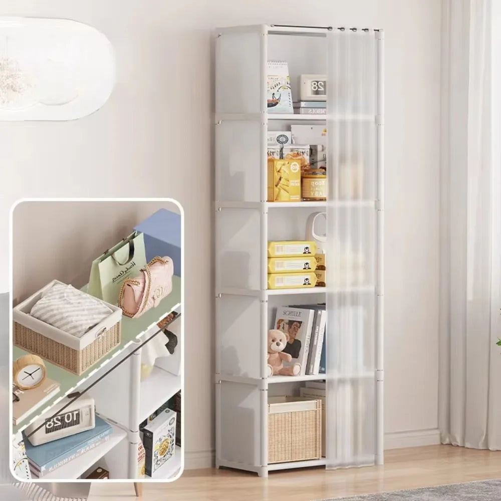 Dustproof Cloth Wardrobe – High-Capacity Storage Rack & Shelf Cloth Wardrobe Babs