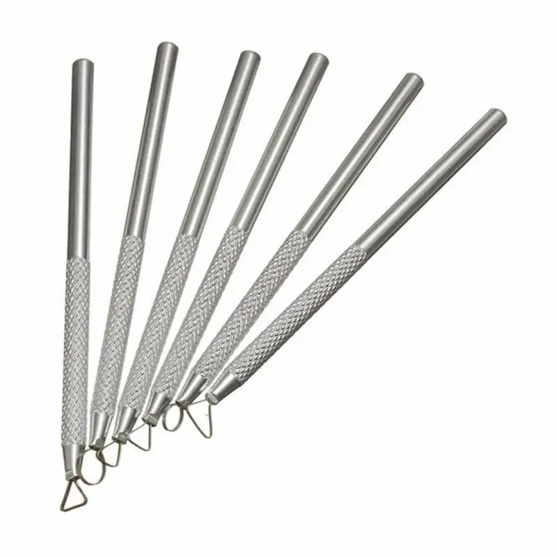 6-Piece Aluminum Clay Tool Set – Pottery, Sculpting & Carving Clay Sculpting Tools Babs