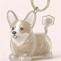 Pet Dog Hair Keepsake Keychain – Transparent Storage Capsule Pet Keepsake Keychain Babs F