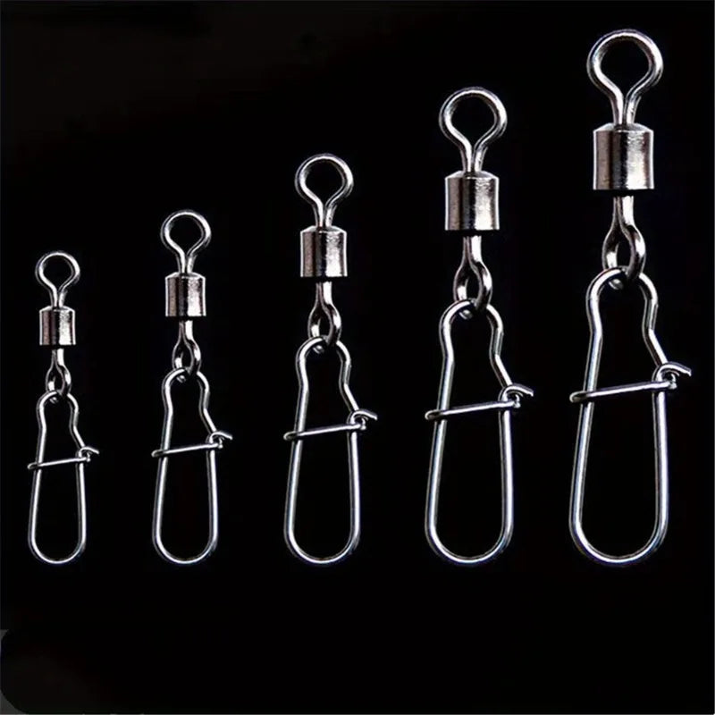 Fishing Connector Set – Figure-8 Rings, Swivels & Lure Pins Fishing Connector Set Babs