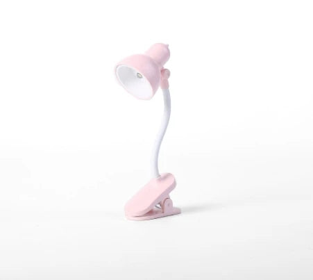 Mini LED Clip-On Book Light – Portable Bookmark Reading Lamp Clip-On Reading Lamp Babs Pink