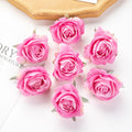 Artificial Silk Rose Heads for Wedding, Home Decor & DIY Crafts Artificial Flower Heads Babs Pink 20 Pieces
