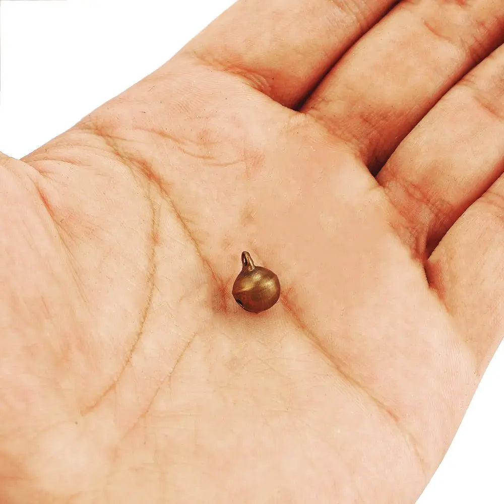 100Pcs Retro Bronze Copper Bell Beads – Christmas DIY Crafts DIY Craft Beads Babs