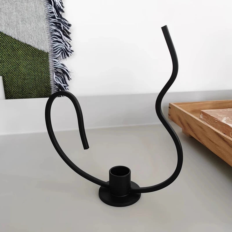 Nordic Luxury Metal Candle Holders – Vintage Candlestick Set Metal Candle Holder Babs