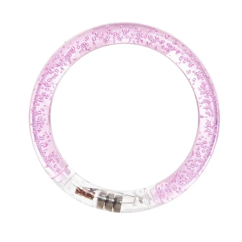 LED Light Up Glow Bracelet Wristband – Party, Halloween & Cosplay LED Glow Wristband Babs pink bubble 1