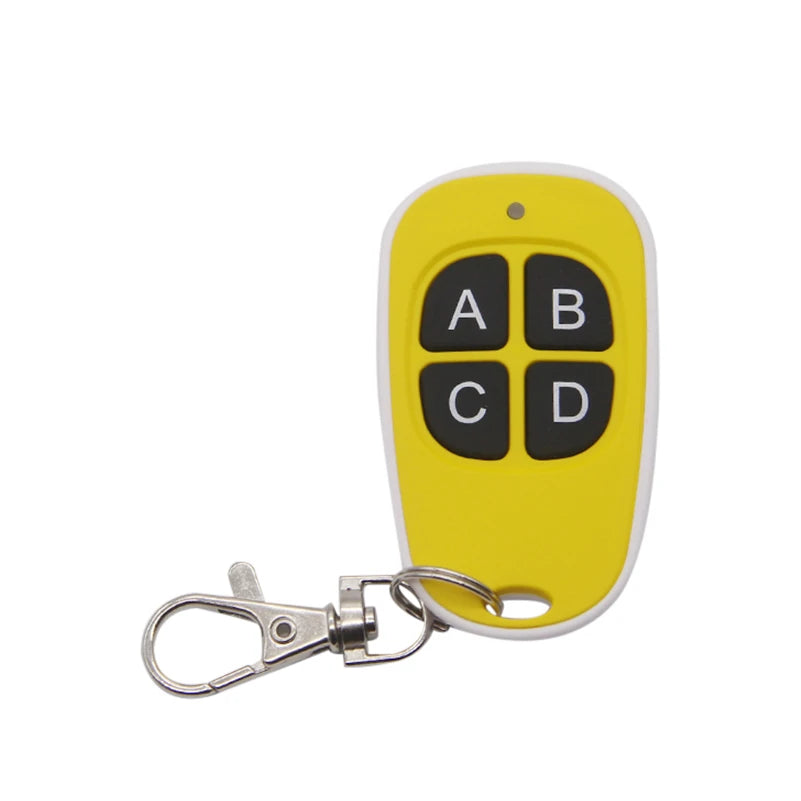 Universal 433MHz 4-Key Garage Door Remote Duplicator Remote Control Duplicator Babs Yellow China Mainland