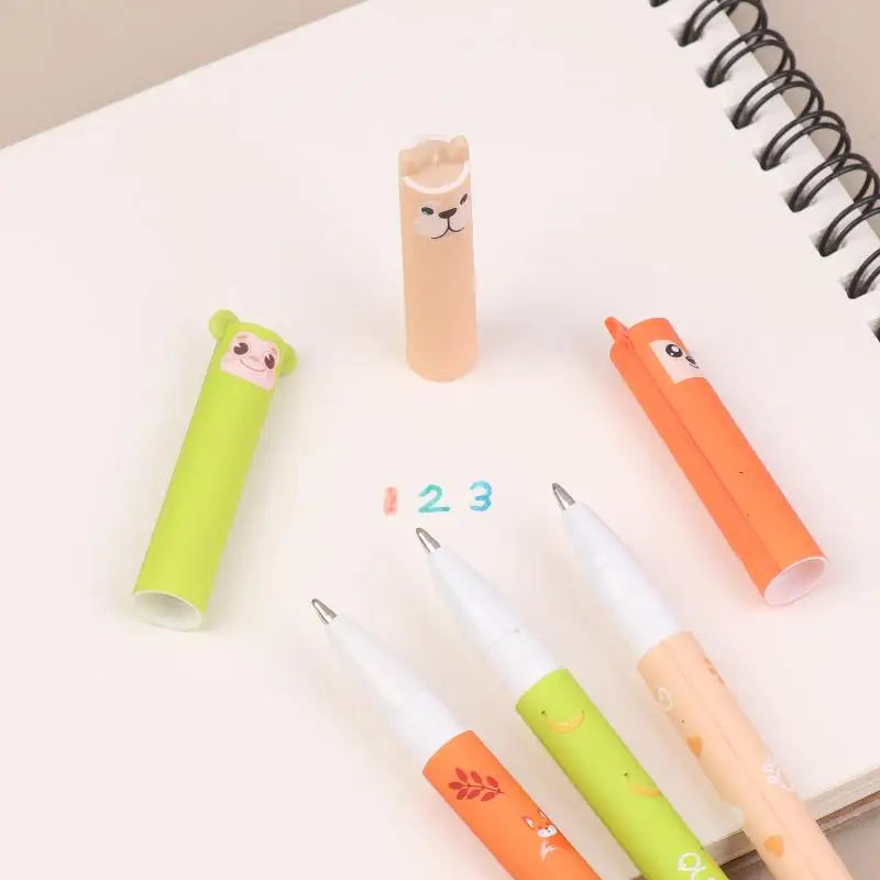 8-Pack Animal-Shaped Erasable Gel Pens for Journaling & Gifts Erasable Gel Pens Babs