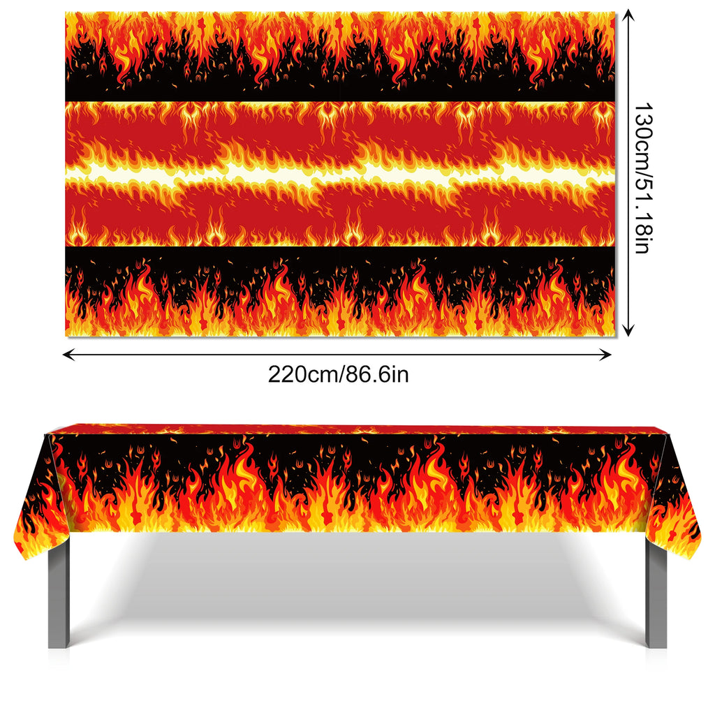 Volcano Theme Party Tableware Set – 5th Birthday Decorations Party Tableware Set Babs tablecloth