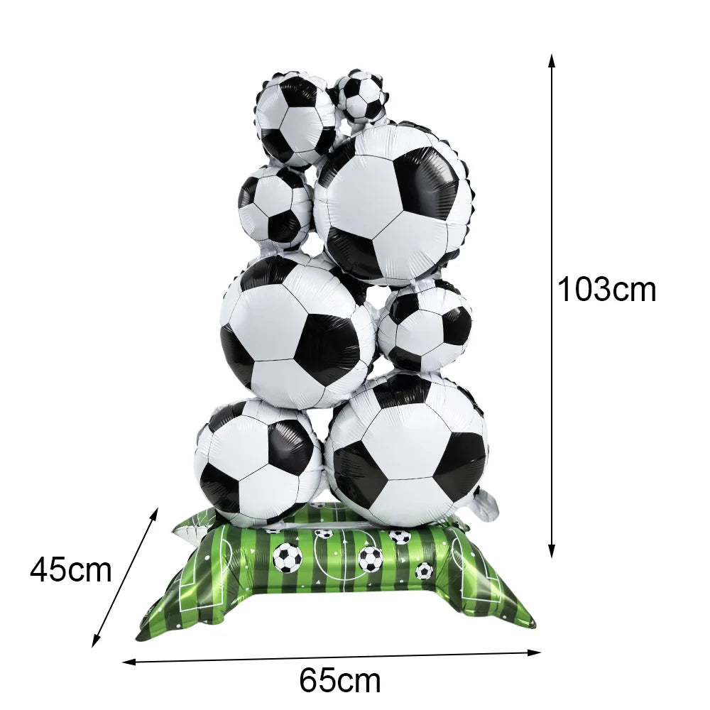 Soccer Theme 7th Birthday Party Decorations Set – Balloons & More Party Decoration Set Babs Standing Balloon A As pictures show