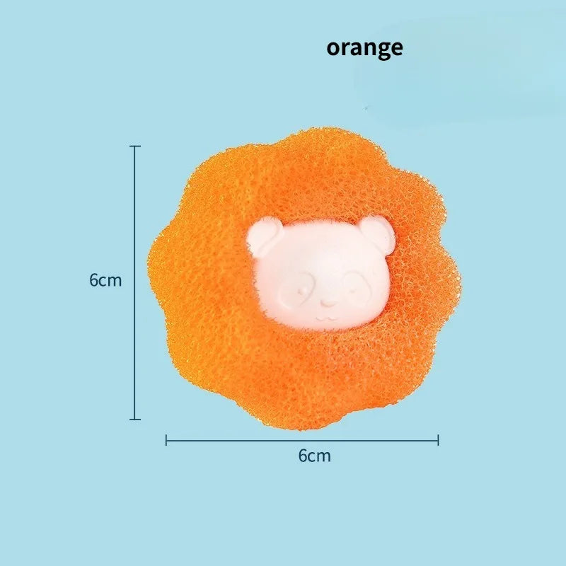 Laundry Hair Catcher Ball – Pet Lint & Fur Remover for Washer Laundry Cleaning Ball Babs 1Pc-orange