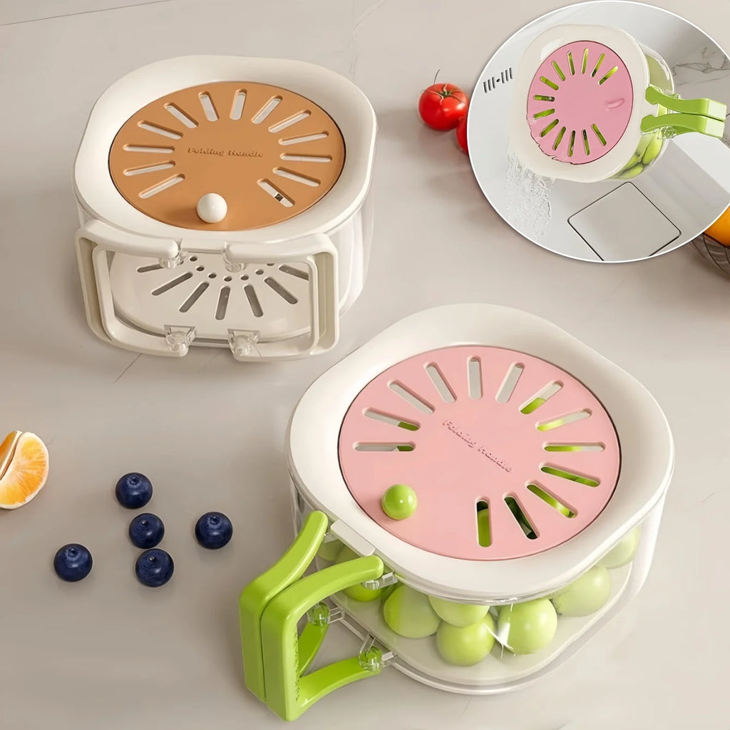 Fruit & Vegetable Washing Bowl with Strainer & Berry Keeper Produce Washing Bowl Babs