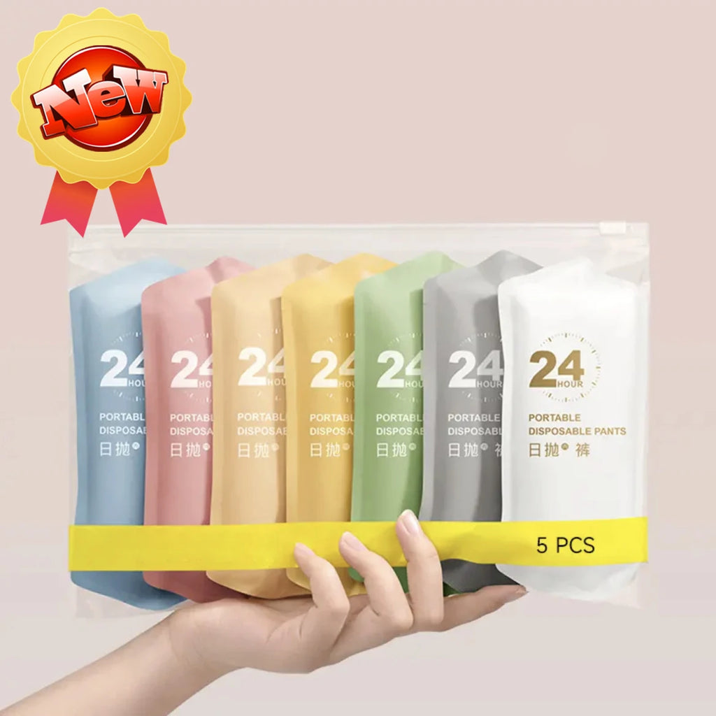 5-Pack Women's Disposable Cotton Briefs | Travel & Postpartum Disposable Briefs Babs