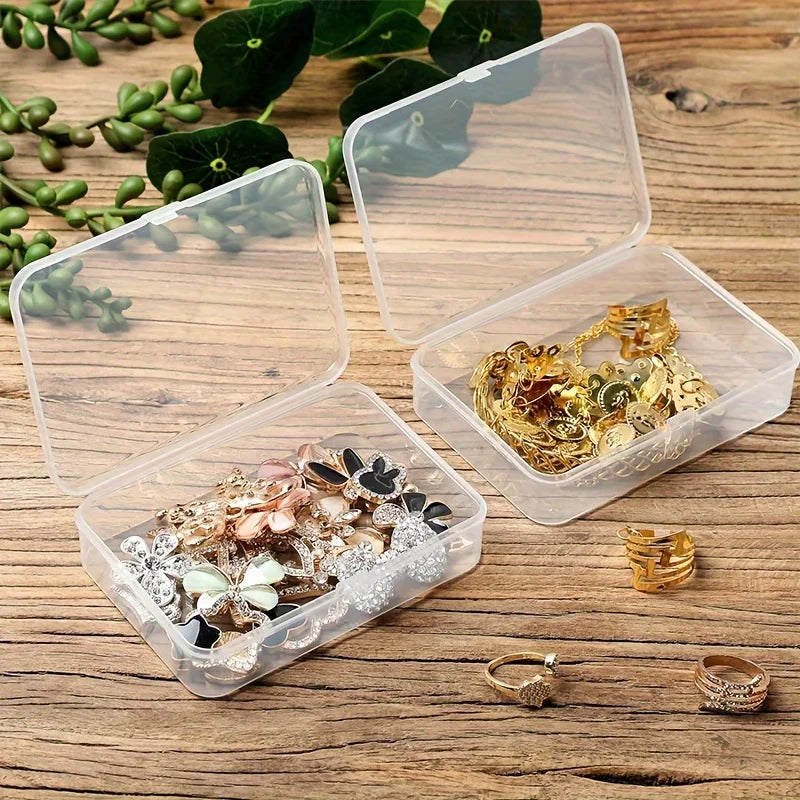 15-Pack Clear Plastic Storage Containers with Lids | Craft & Bead Plastic Storage Containers Babs