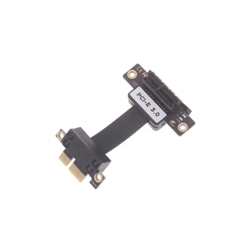 PCIe 3.0 x1 Riser Cable 90° Right Angle Extension Ribbon PCIe Riser Cable Babs