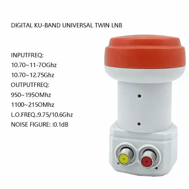 Ku-Band Universal Twin Dual LNB Satellite Converter 1080P HD Satellite LNB Converter Babs