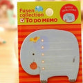 Cute Animal Shaped Sticky Notes – Memo Pads & To-Do Lists Sticky Notes Babs elephant-20 pages