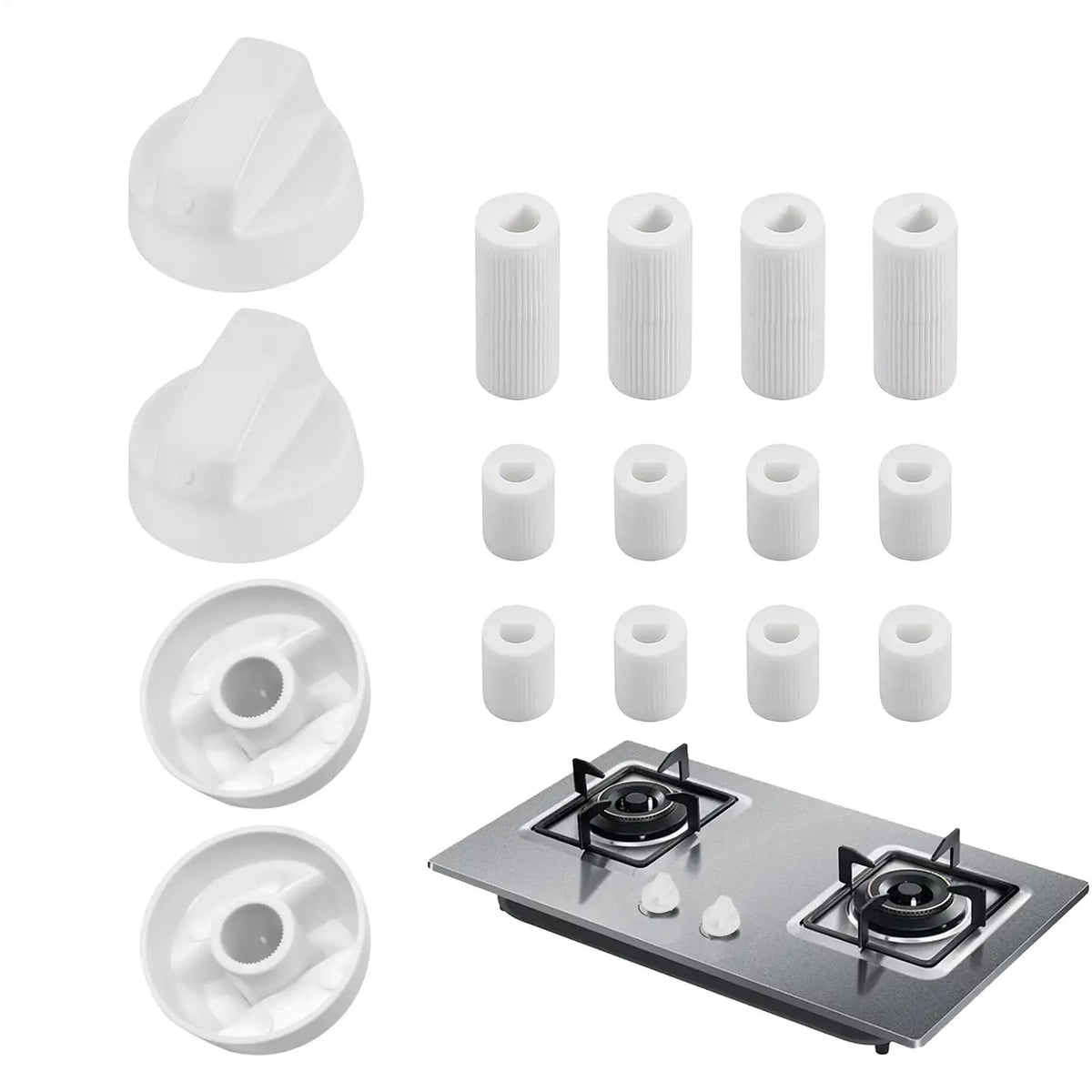 4-Pack Gas Stove Replacement Control Knobs – Oven & Hob ABS Stove Control Knobs Babs