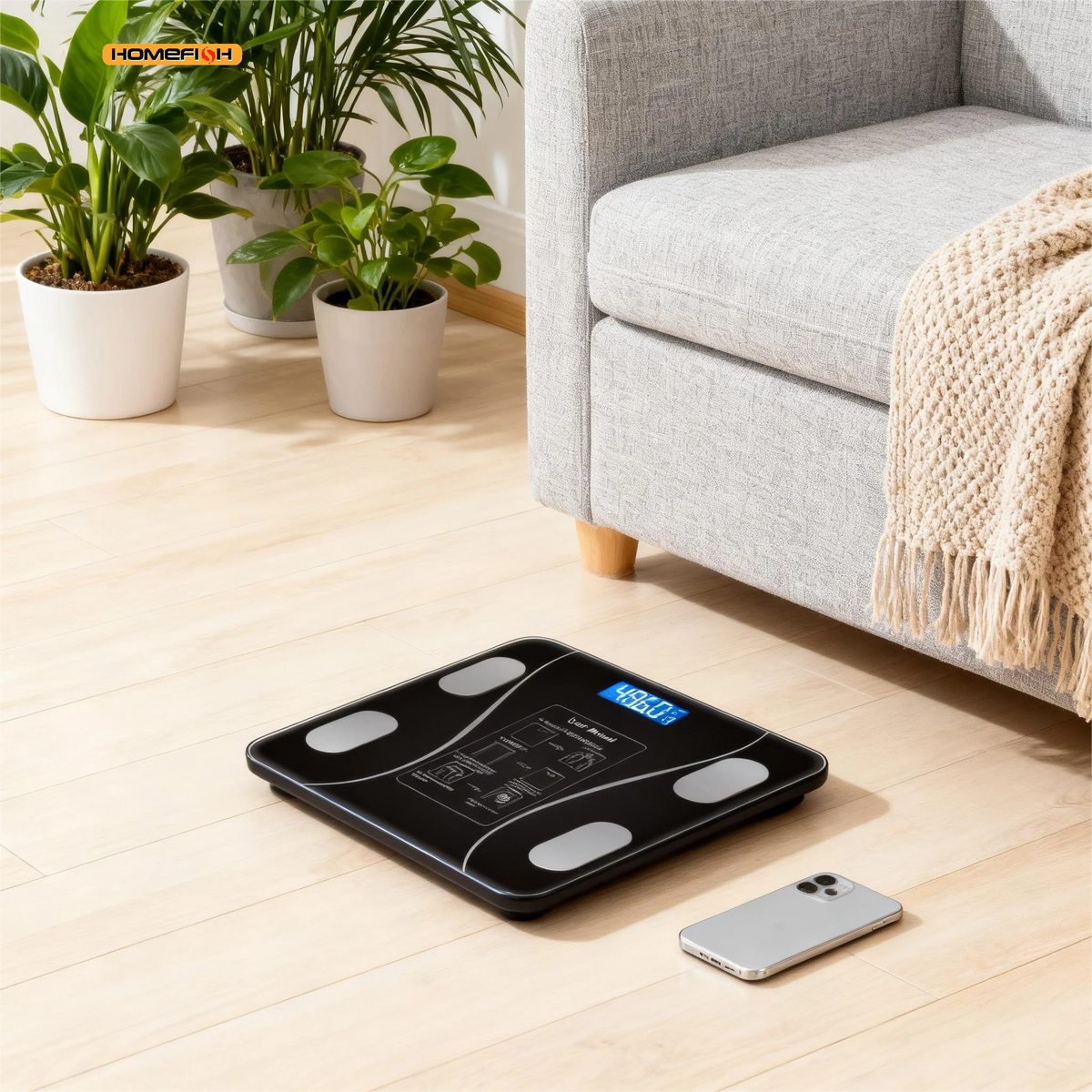 Bluetooth Digital Weight Scale – Smart Battery-Powered Home Scale Bluetooth Body Scale Babs