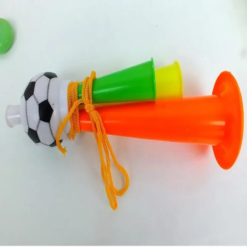 Three-Tube Football Horn – Loud Sports Cheering Noisemaker Sports Cheering Horn Babs