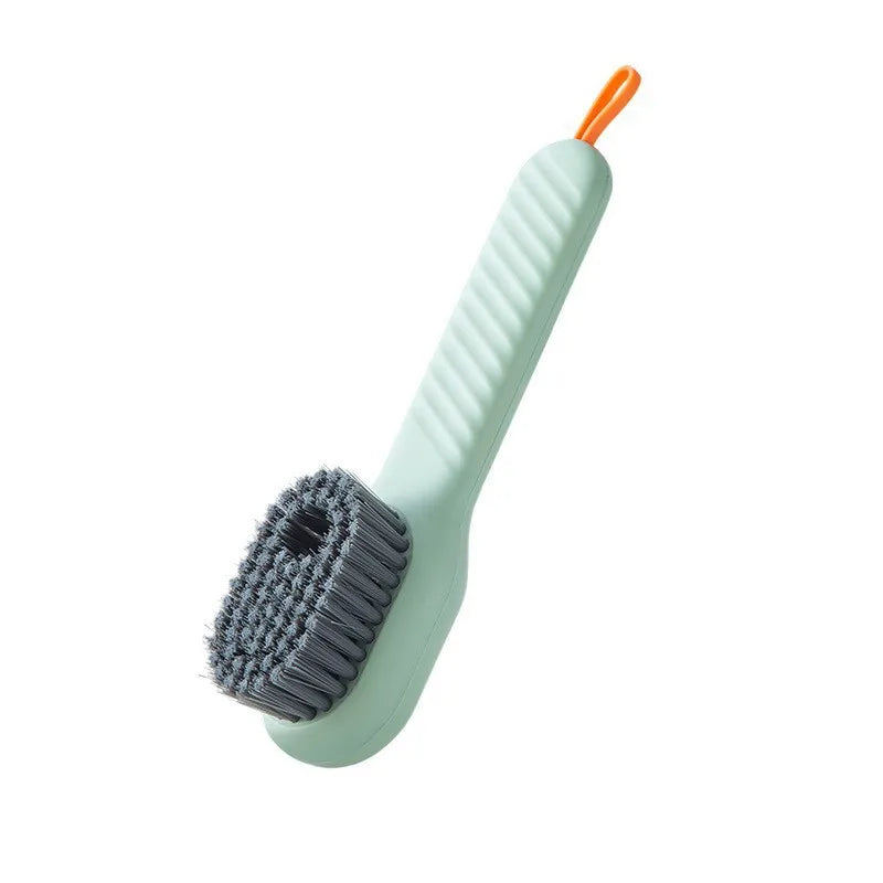 Multifunction Shoe Brush with Auto Soap Dispensing & Soft Bristles Cleaning Shoe Brush Babs Green-1PC
