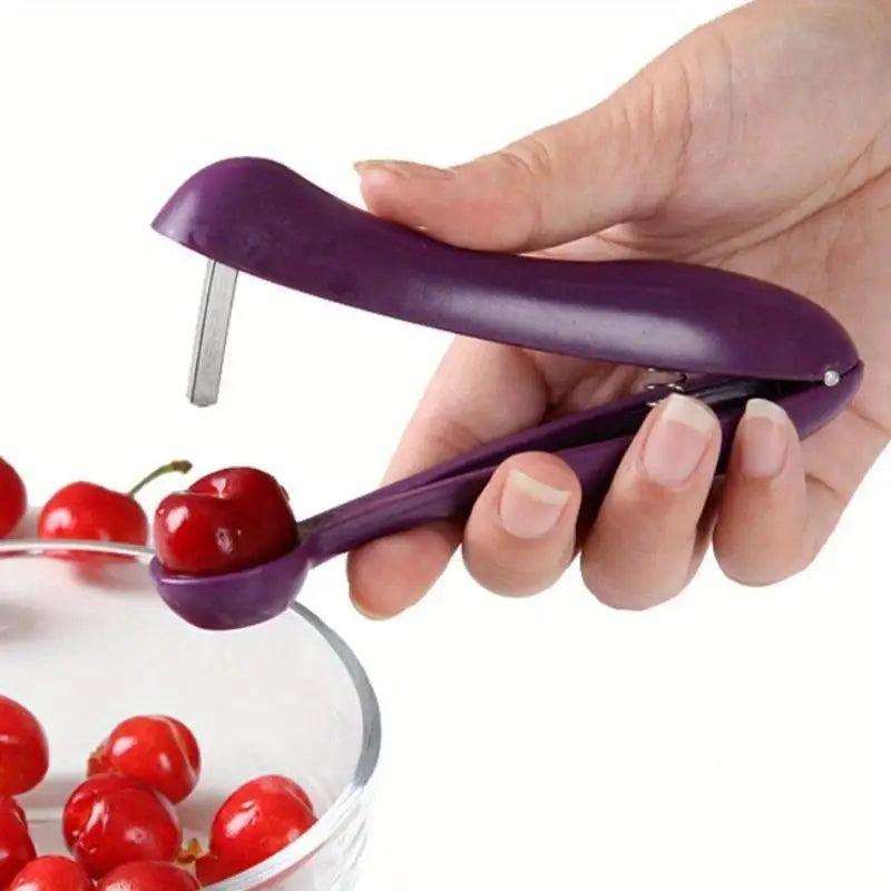 Stainless Steel Cherry Pitter – Fast Seed Remover Tool Cherry Pitter Tool Babs