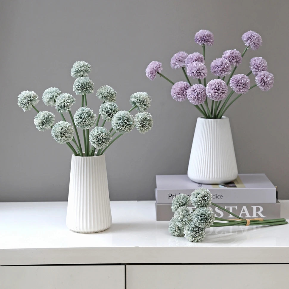 Silk Artificial Mini Chrysanthemum Bouquet – Wedding & Home Décor Artificial Flowers Babs