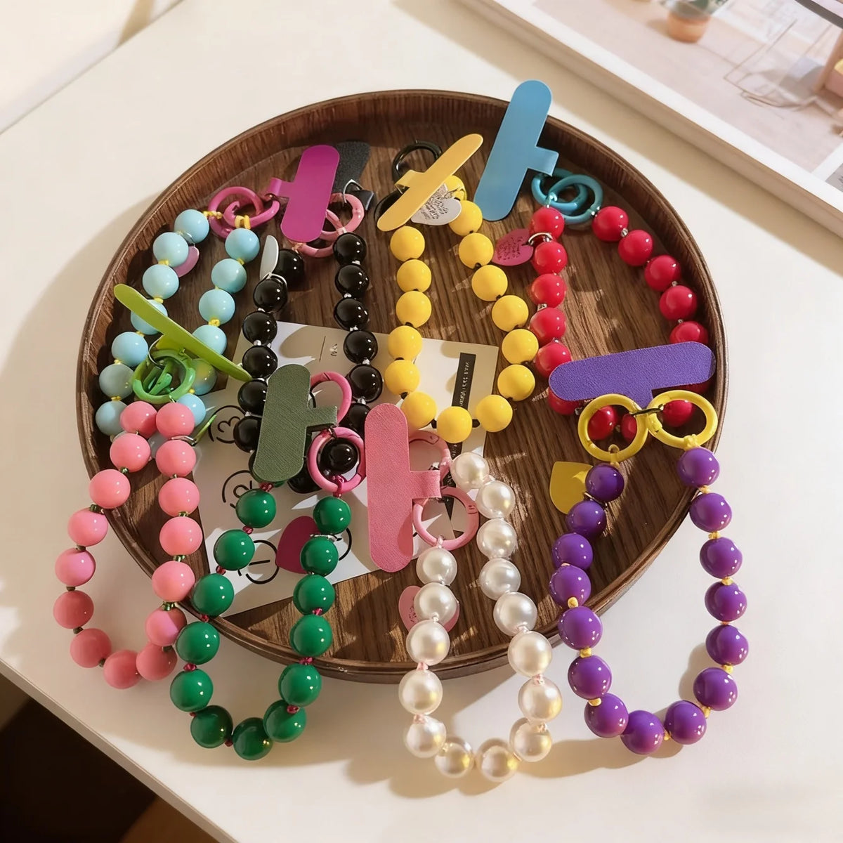 Beaded Phone Wrist Strap – Detachable Cellphone Wristlet Phone Wrist Strap Babs
