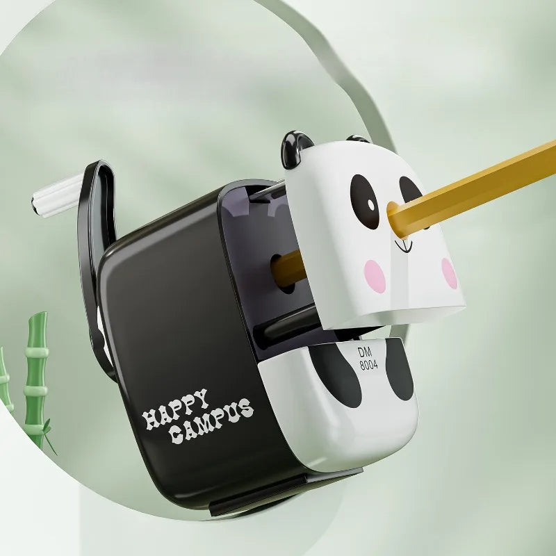 Cute Panda Pencil Sharpener for Kids – Manual, Tidy & Fun Pencil Sharpener Babs