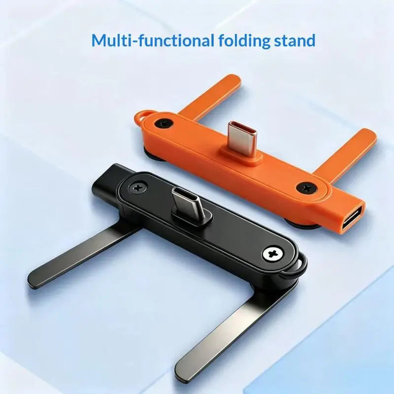 USB Type-C 240W Fast Charging Adapter & Foldable Phone Stand Charging Adapter Stand Babs
