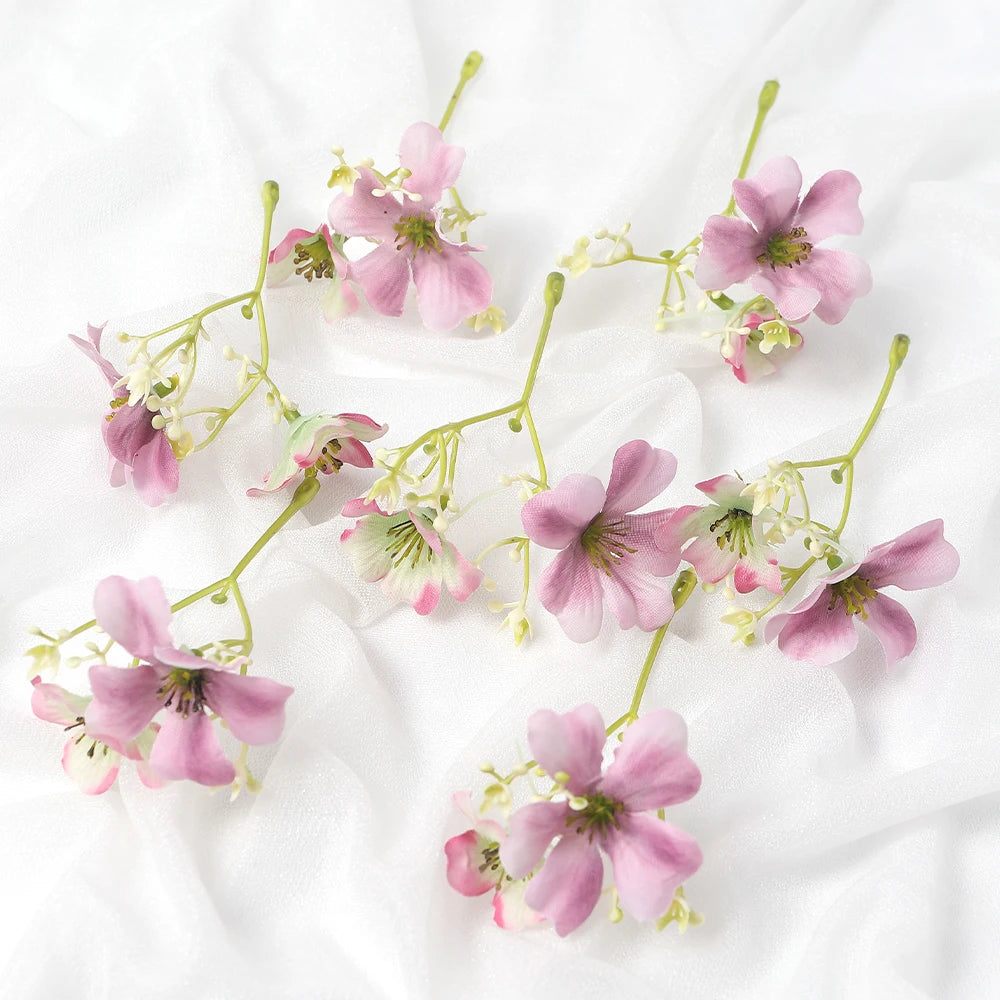 Silk Rose Artificial Flowers 10/20 Pcs – Home & Wedding Decor Artificial Silk Flowers Babs Blue 10Pcs