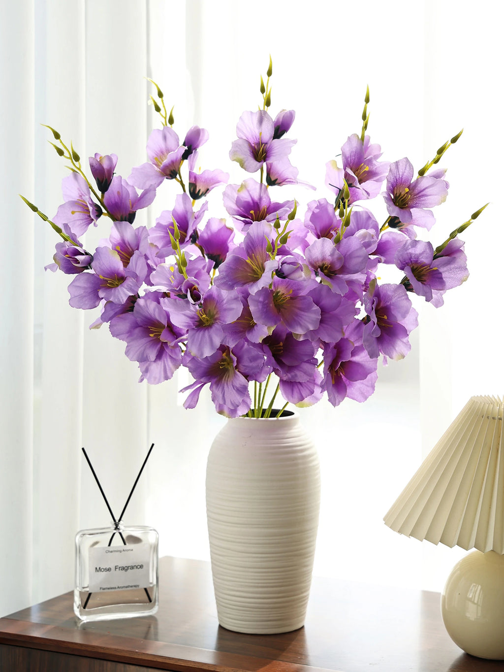 Artificial Silk Moth Orchid Flowers – Wedding & Home Décor Artificial Flower Stems Babs
