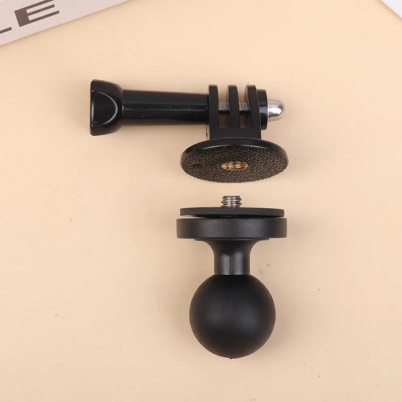 1" Ball Mount Head Adapter 1/4" Thread for Action Cameras Camera Mount Adapter Babs