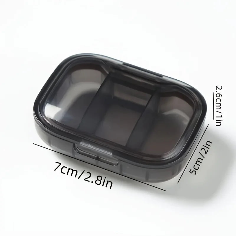 Clear 3-Compartment Plastic Storage Box with Lid | Organizer Compartment Storage Box Babs
